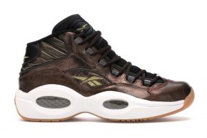 Reebok Question Mid Villa Liberty Bell Dark Brown/Reebok Brass-Copper (Other Brands Reebok)