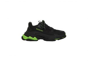 Balenciaga Triple S Black Fluo Green (536737W3BK11035)