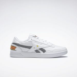 Reebok Tom and Jerry Royal Techque T Schoenen White / Cold Grey 5 / Bright Yellow
