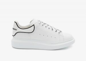 Alexander McQueen Oversized White Black Trim (625156WHXMT9074)