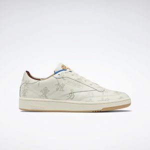 Reebok Kung Fu Panda Club C 85 Schoenen Classic White / Paper White / Pebble