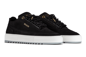 Mason Garments (NL) Firenze Nubuck Black / Grey (SS21-4D)