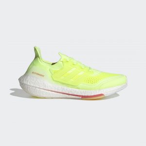 adidas Ultraboost 21 Hi-Res Yellow / Cloud White / Hazy Rose (FY0398)