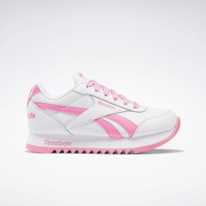 Reebok Royal Classic Jogger 2 Platformschoenen Cloud White / Cloud White / Electro Pink