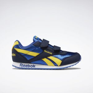 Reebok  Royal Classic Jogger 2 Schoenen Collegiate Navy / Collegiate Royal / Alert Yellow