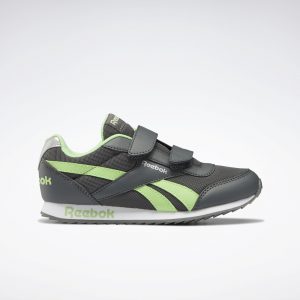 Reebok Royal Classic Jogger 2 Schoenen Essential Grey / Semi Neon Mint / Silver Metallic