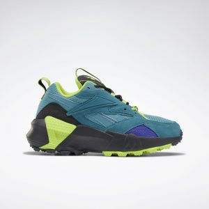 Reebok Aztrek Double Mix Trail Schoenen Mineral Mist / True Grey 8 / Neon Lime