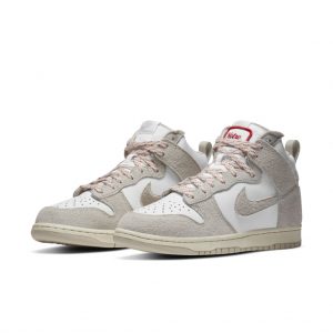 Nike Notre x Dunk High ‘Light Orewood Brown’ Light Orewood Brown/White/Red (CW3092-100)