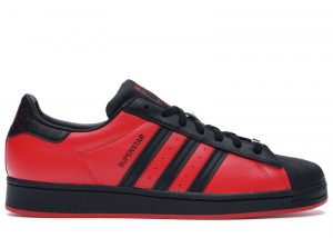 Adidas Marvel x Playstation x Superstar ‘Spider-Man: Miles Morales’ Core Black/Core Black/Red (GV7128)