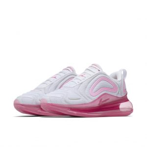 Nike Womens WMNS Air Max 720 White Pink Rise (AR9293-103)