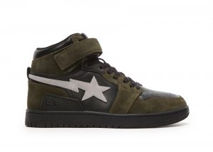 A Bathing Ape Block Sta Hi Dark Grey Light Grey (001FWG701037X)