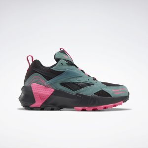 Reebok Aztrek Double Mix Trail Schoenen Green Slate / True Grey 8 / Solar Pink