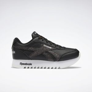 Reebok Royal Classic Jogger 2 Platformschoenen Black / White / Silver Metallic