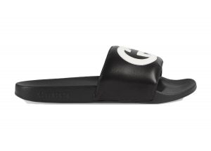 Gucci Slide Interlocking G Leather Black (644756 0R0F0 1071)