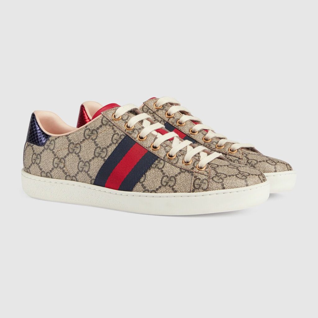 Gucci Ace GG Supreme Navy (W) (499410 K2LH0 9768/499410 96G50 9768) (3)