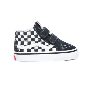 VANS Checkerboard Sk8-mid Reissue V Schoenen Voor Peuters  (Blauw)
