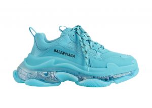 Balenciaga Triple S Clear Sole Turquoise (W) (544351W2GA14452)