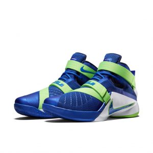 LeBron Soldier 9 “Sprite” Game Royal/Game Royal-White-Green Streak (749417-441)