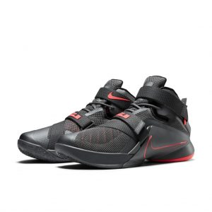 LeBron Soldier 9 Dark Grey/Black-Hot Lava (749490-008)