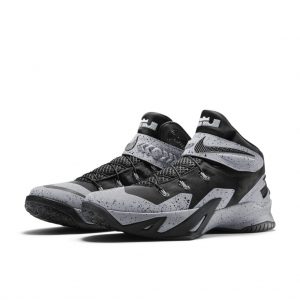LeBron Soldier 8 “FLYEASE” Black/Black-Wolf Grey (805894-002)