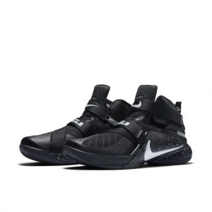 LeBron Soldier 9 “FLYEASE” Black/Wolf Grey (846246-010)