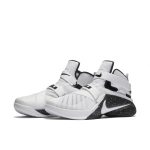 LeBron Soldier 9 “FLYEASE” White/Black-Silver (846246-110)