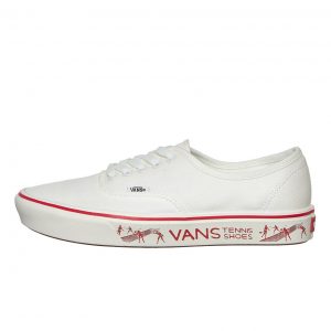 Vans Comfycush Authentic Blanc De Blanc / Red (VN0A3WM748C1)