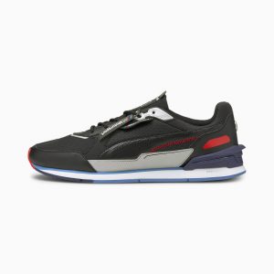 Puma BMW M Motorsport Low Racer motorsportschoenen Wit/Zwart (306805-01)