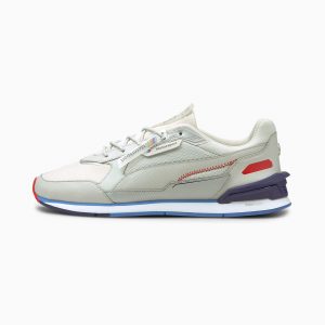 Puma BMW M Motorsport Low Racer motorsportschoenen Grijs/Wit (306805-02)