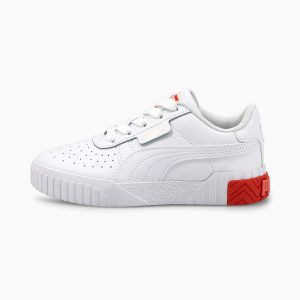 Puma Cali kinderen Wit/Rood (368860-02)