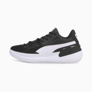 Puma Clyde Hardwood Team basketbalschoenen Wit/Zwart (194455-02)