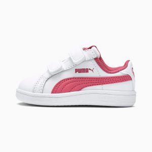 Puma Smash Wit/Roze (360163-14)
