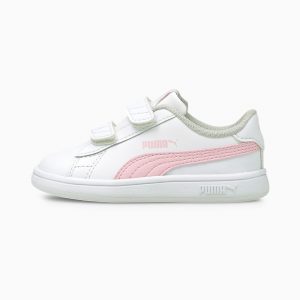 Puma Smash v2 Wit/Roze (365174-28)