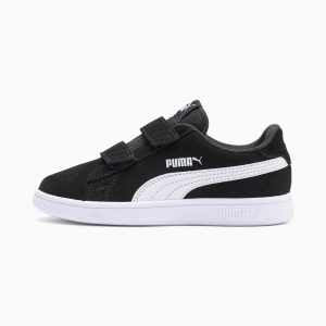 Puma Smash v2 Wit/Zwart (365177-01)