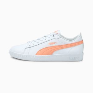 Puma Smash v2 leren Zwart/Wit (365208-26)