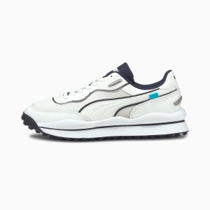 Puma Style Rider JOMO Wit/Blauw (368849-01)