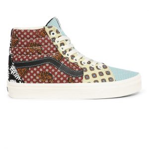 Vans Sk8-Hi ‘Tiger Patchwork’ Black/True White (VN0A4BV61IO)