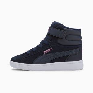 Puma Vikky v2 Mid Fur V Blauw/Roze/Wit (370623-04)
