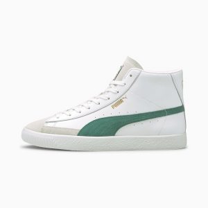 Puma Basket Mid Vintage Blauw/Wit/Goud (381245-02)