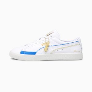 Puma Basket Rudolf Dassler Legacy Vintage heren Wit/Blauw/Grijs (375475-01)