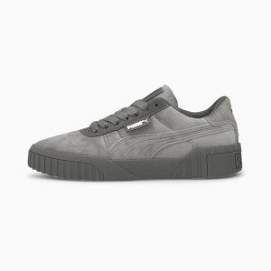 Puma Cali Velour Grijs/Goud (375837-02)