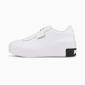Puma Cali Wedge Wit/Zwart (373438-03)