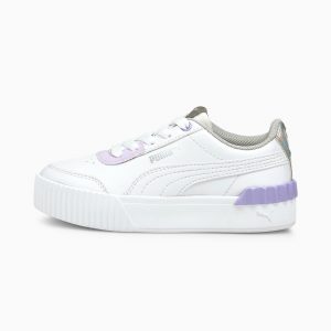 Puma Carina Lift Shine kinderen Wit (380553-01)