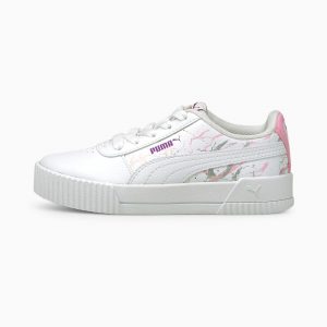 Puma Carina Marble Glitter kinderen Wit (375090-01)