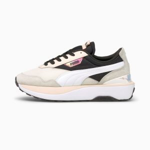 Puma Cruise Rider Iridescent damessneakers Roze/Wit (375997-01)