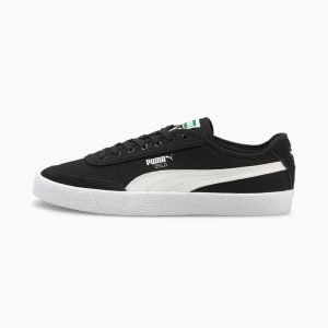 Puma Oslo van gevulkaniseerd canvas Wit/Zwart (374978-02)
