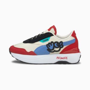Puma x MR DOODLE Cruise Rider dames Wit (375792-01)
