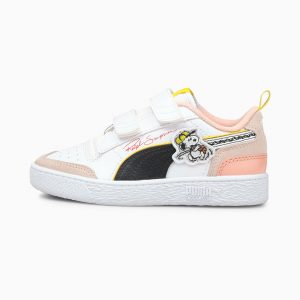 Puma x PEANUTS Ralph Sampson V kinderen Wit/Zwart (375794-02)