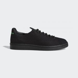 adidas Pharrell Williams Primeknit Superstar Core Black / Core Black / Vivid Green (GX0195)