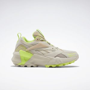 Reebok Aztrek Double Mix Trail Schoenen Stucco / Modern Beige / Neon Lime